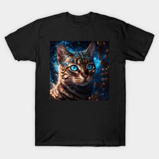 Sparkly Bengal Cat T-Shirt